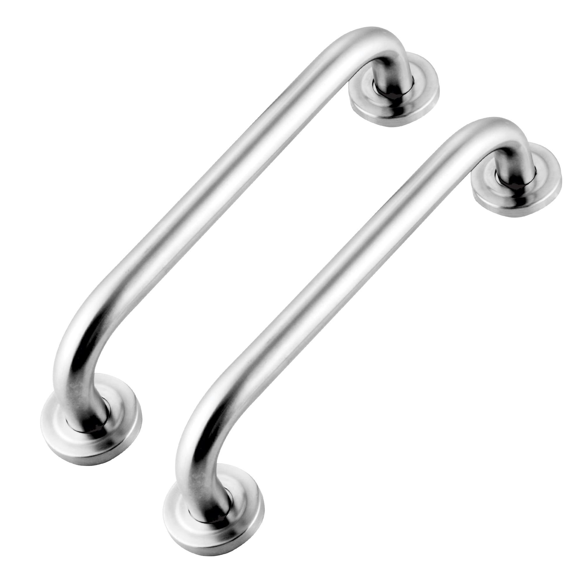 Anatomix 304 Grade Stainless Steel Heavy Duty Toilet Grab bar Handrails Bathroom Safety Bar Hand Support - 12 Inch Silver Pack of 2 (B0CQWPWKHK) Amazon Price History, Amazon Price Tracker