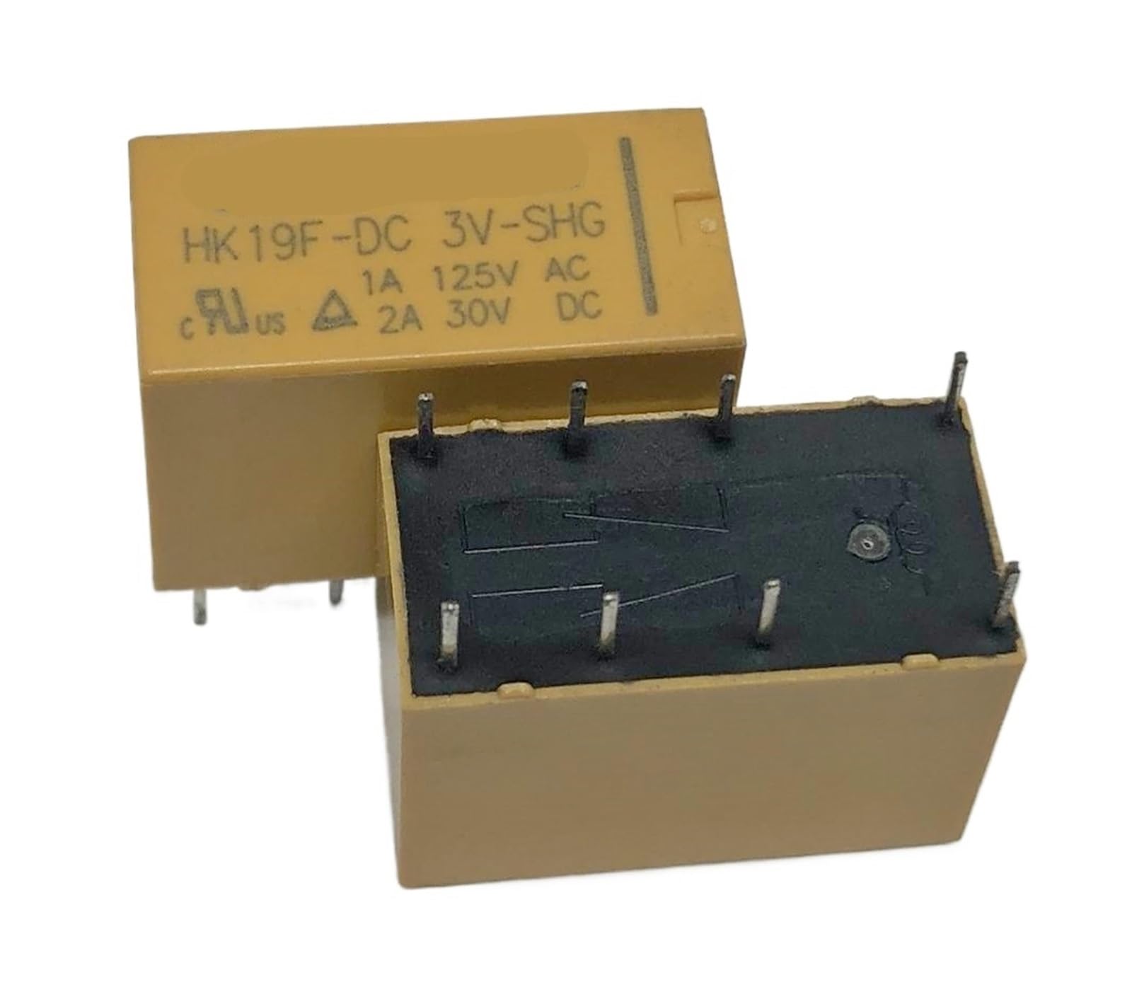 YZWRWRMKTB 1pc HK19F-DC3V-SHG Relay 8pins