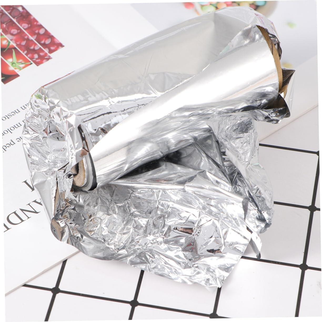 2-Piece Hair Dye Foil Paper for Barber and Salon Use Waterproof Perm Styling Tool Essential for Home Hair Coloring and Nail Art