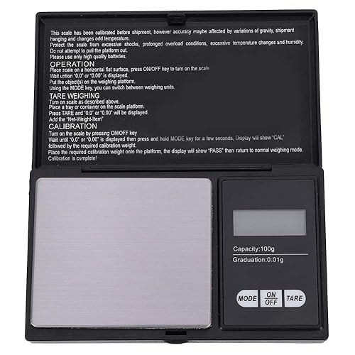 Miniatura 2 de Báscula digital portátil para joyería con pantalla LED retroiluminada, plataforma de acero inoxidable, escala de gramos, 4 modos de peso GOzOztDWT
