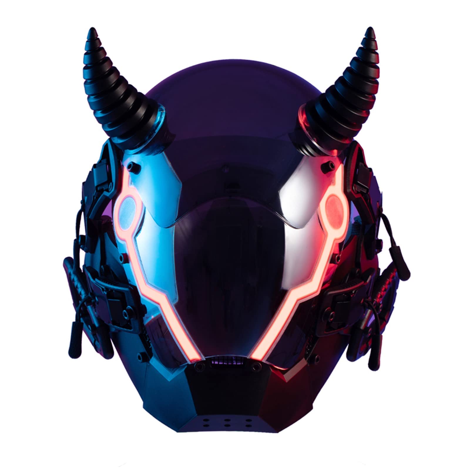 Buy Cyberpunk , LED Lights Flash Cyberpunk Helmet Cosplay For Men