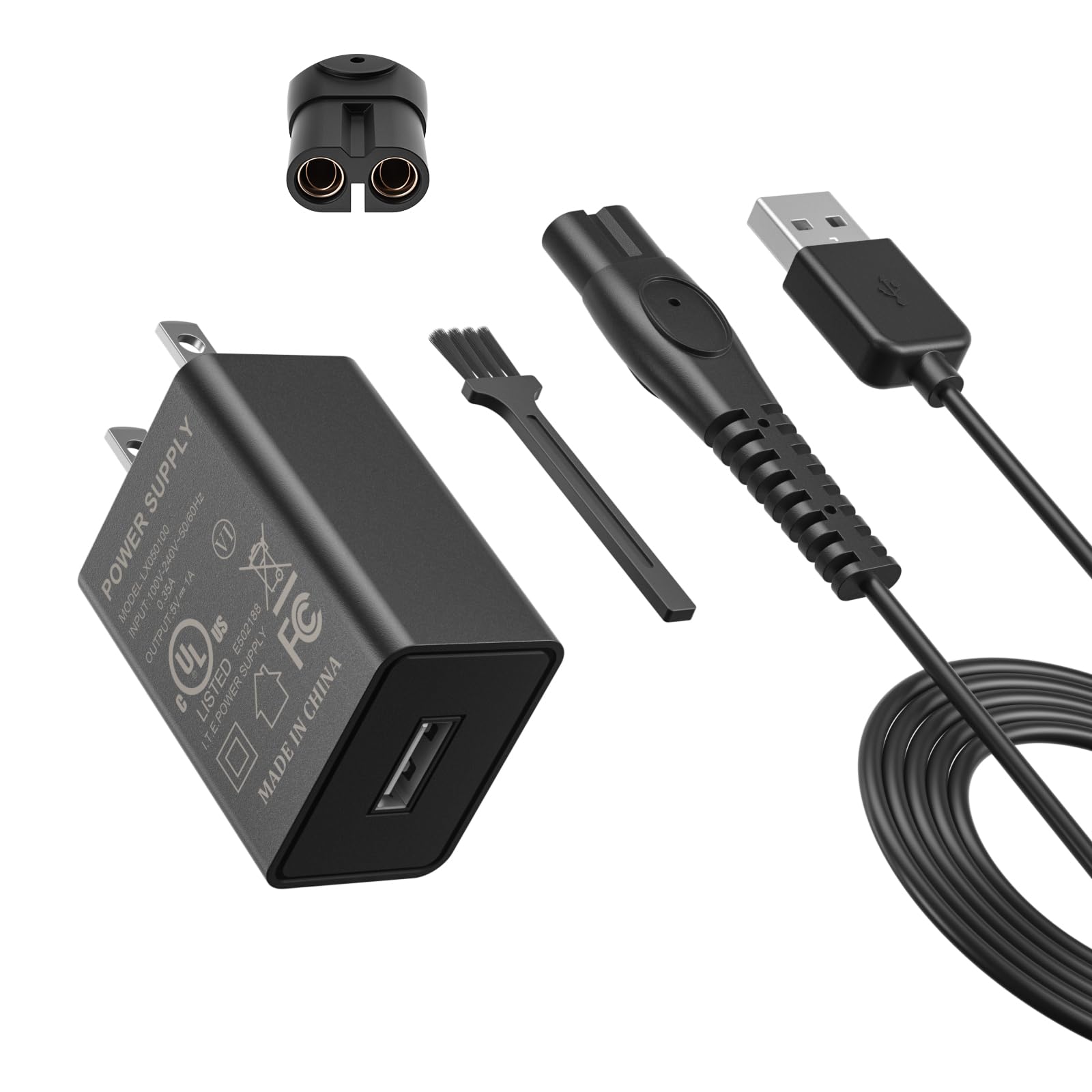 Auspow 5V Charger Fit for Philips Norelco One Blade 360 QP2724 QP2834, MG5910 MG7910 MG9510 MG9525 QP4631 QP6542 QP6552 QP4530 QP1924 QP1324 MG5900 MG9520 for Phillips Electric Trimmer Charging Cord