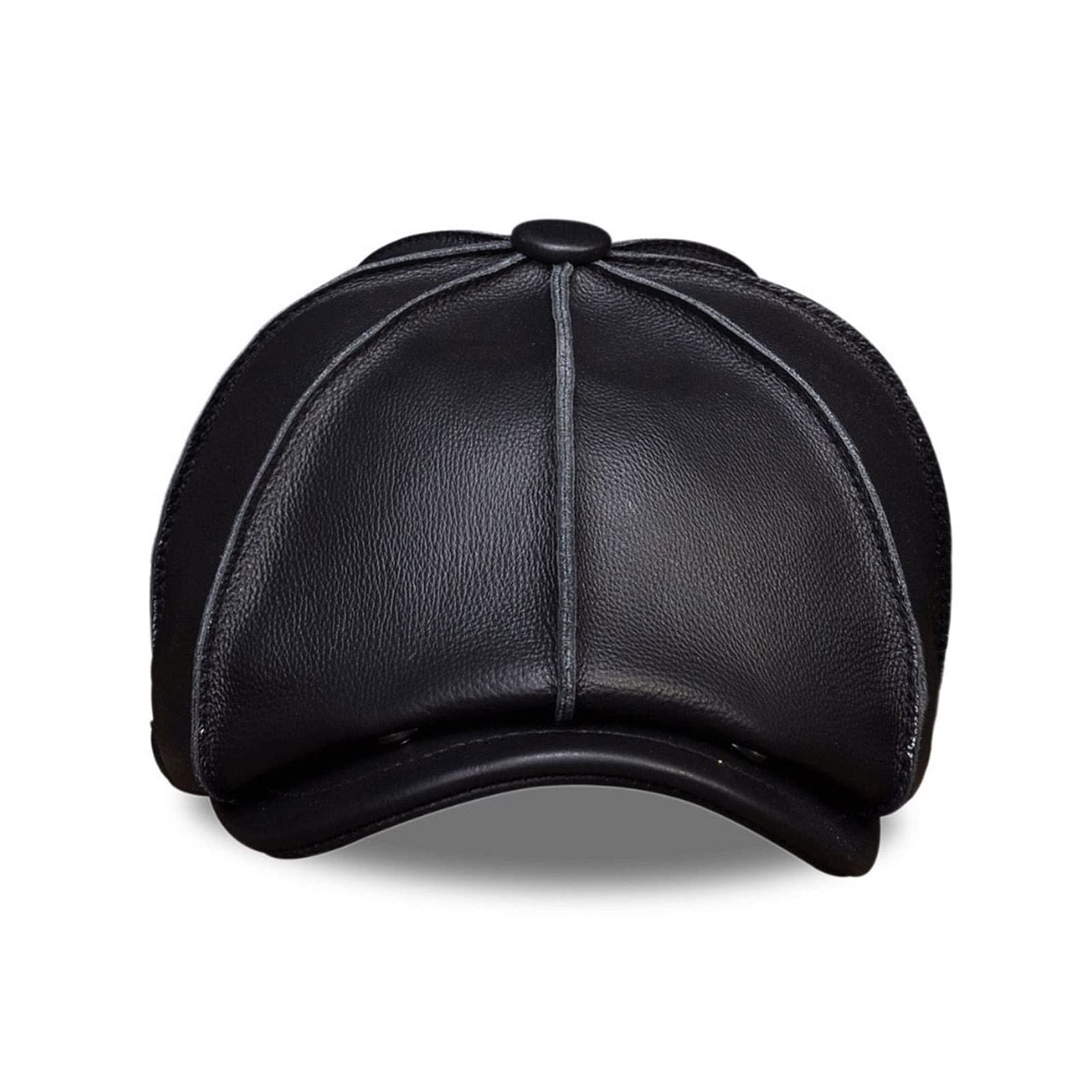 Mężczyźni. Prawdziwej Skóry Czapka z baseball Kapelusz Brand New Real Leather Beret Caps Hats