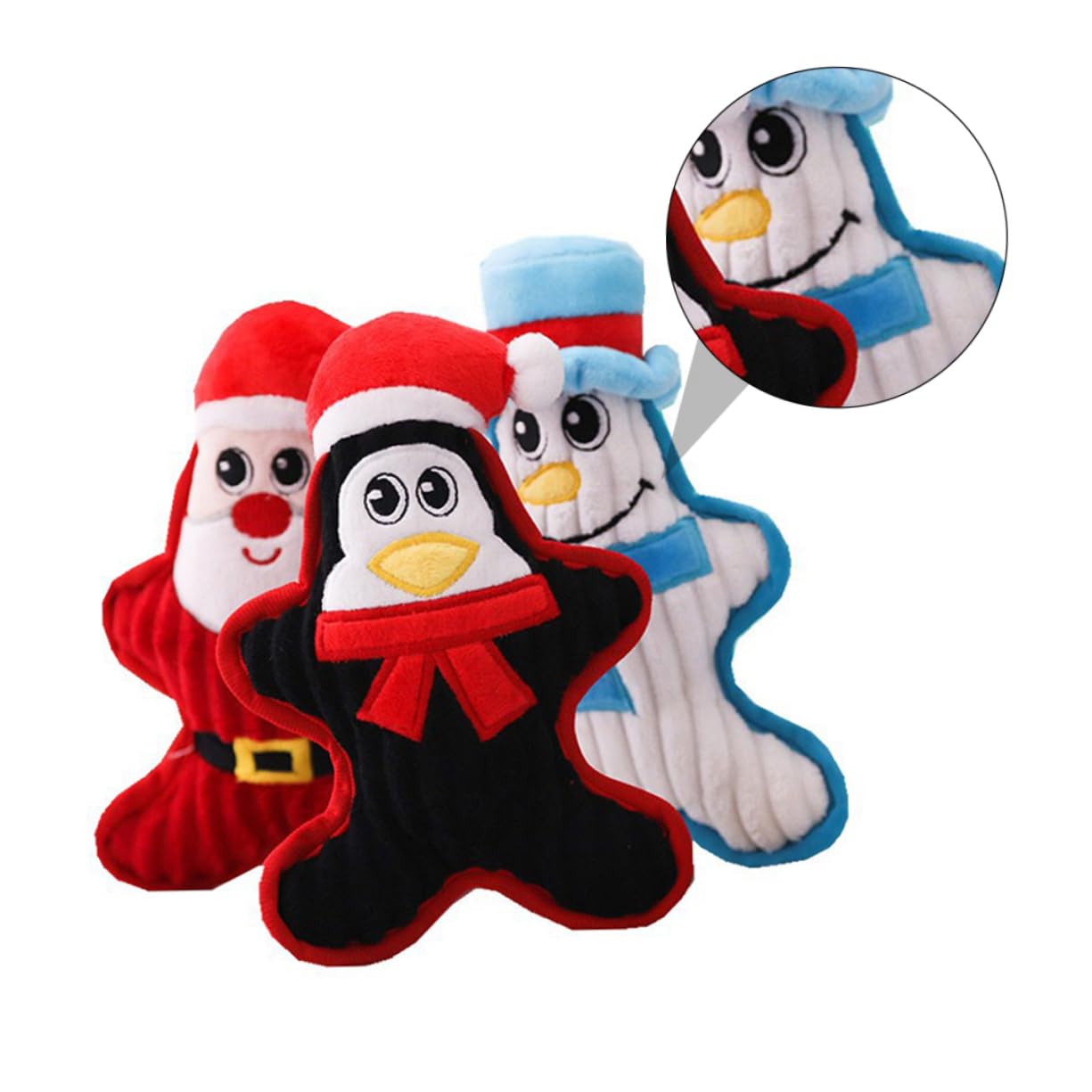 Sosoport 6pièces Jouets Squeaky pour Chiens Et Accessoires De Molarité pour Animaux De Compagnie pour Entraînement Divertissement