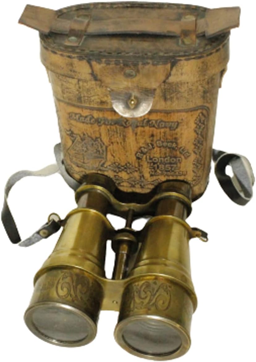 Fully Functional Brass Binocular-Embossed Spyglasses-Nautical Binocular-Opera Glasses Valentine's Day-Birthday-Home Decor by The RELIC House.