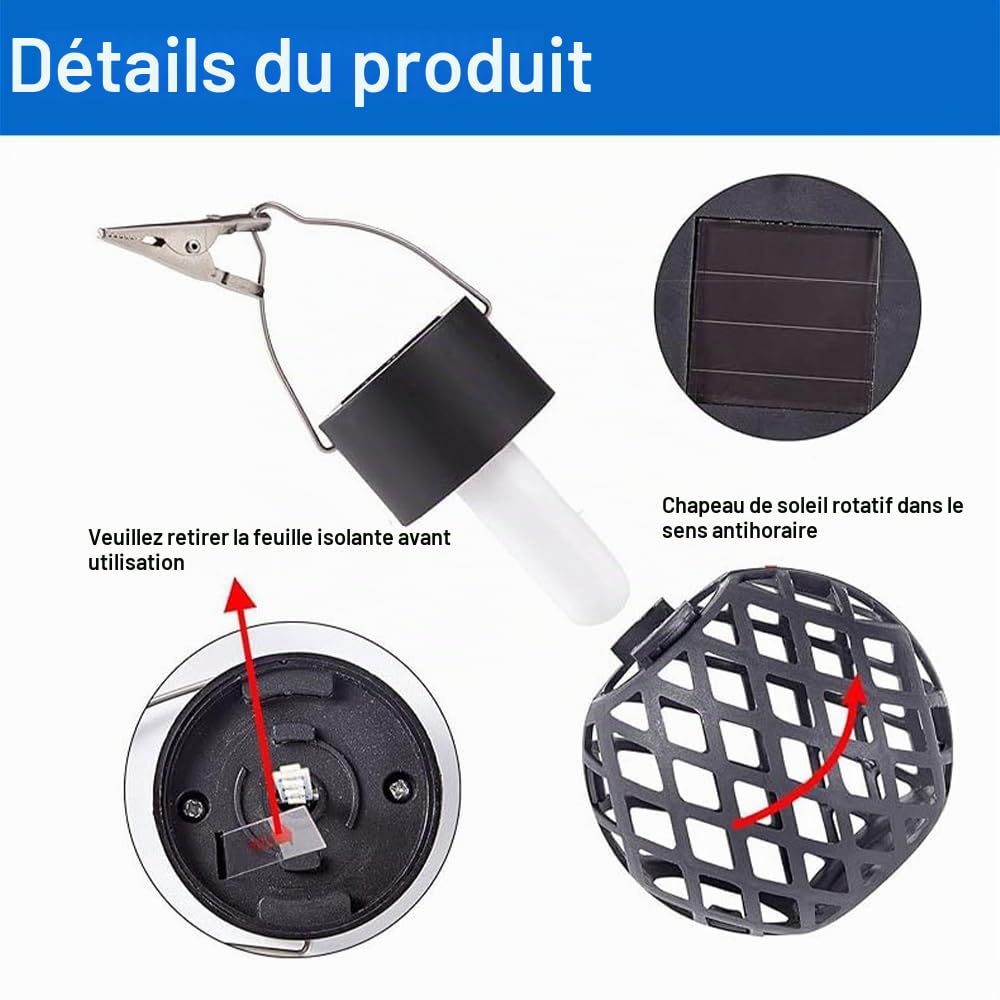 8 Pièces Lampes Solaires Suspendues,Petites lanternes LED à suspendre IP65 Étanche,Lanterne Solaire de Jardin,Lumière Solaire Extérieur Suspendue,Solaires Lanternes pour Patio Terrasse Cour Table Fête