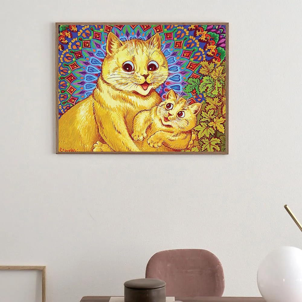 Amazon.co.jp: ルイ・ウェイン・ポスター有名なルイ・ウェイン猫の