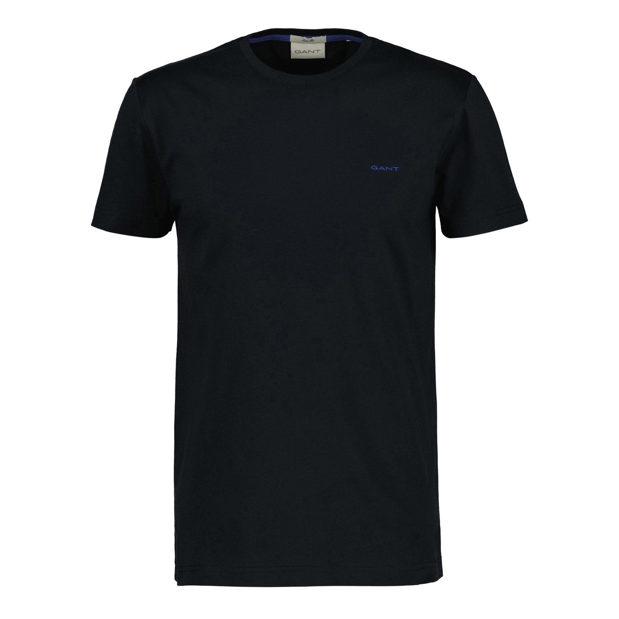 GANT Herren Contrast Logo Ss Tshirt T-Shirt