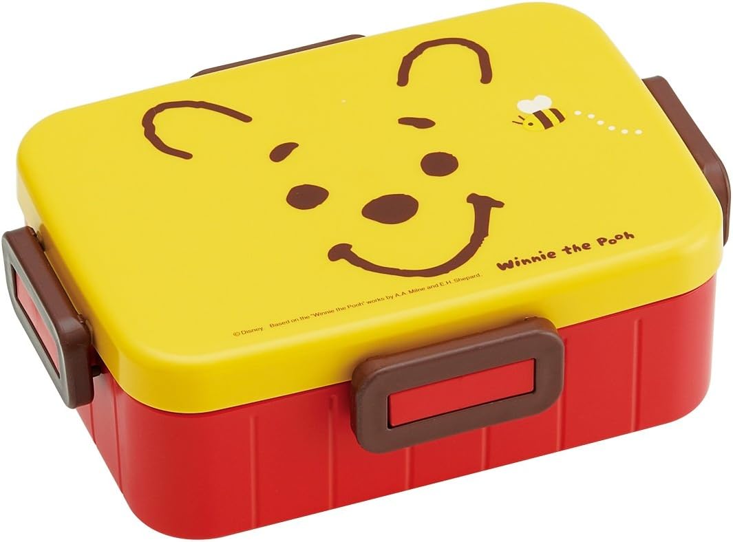 Amazon Co Jp スケーター 4点ロック ランチボックス 650ml 弁当箱 くまのプーさん フェイス ディズニー Yzfl7 日本製 Yzfl7 ホーム キッチン