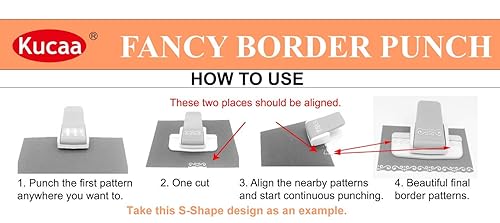 Miniatura 5 de Hecho a mano Scrapbooking Edge Puncher Fancy Border Punch S Heart Dolphin Design DIY Cortador de papel en forma de S