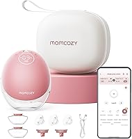 Vista 14 de Momcozy - Extractor de leche de manos libres portátil Mobile Flow M9, control discreto por aplicación con múltiples modos personalizables y 15