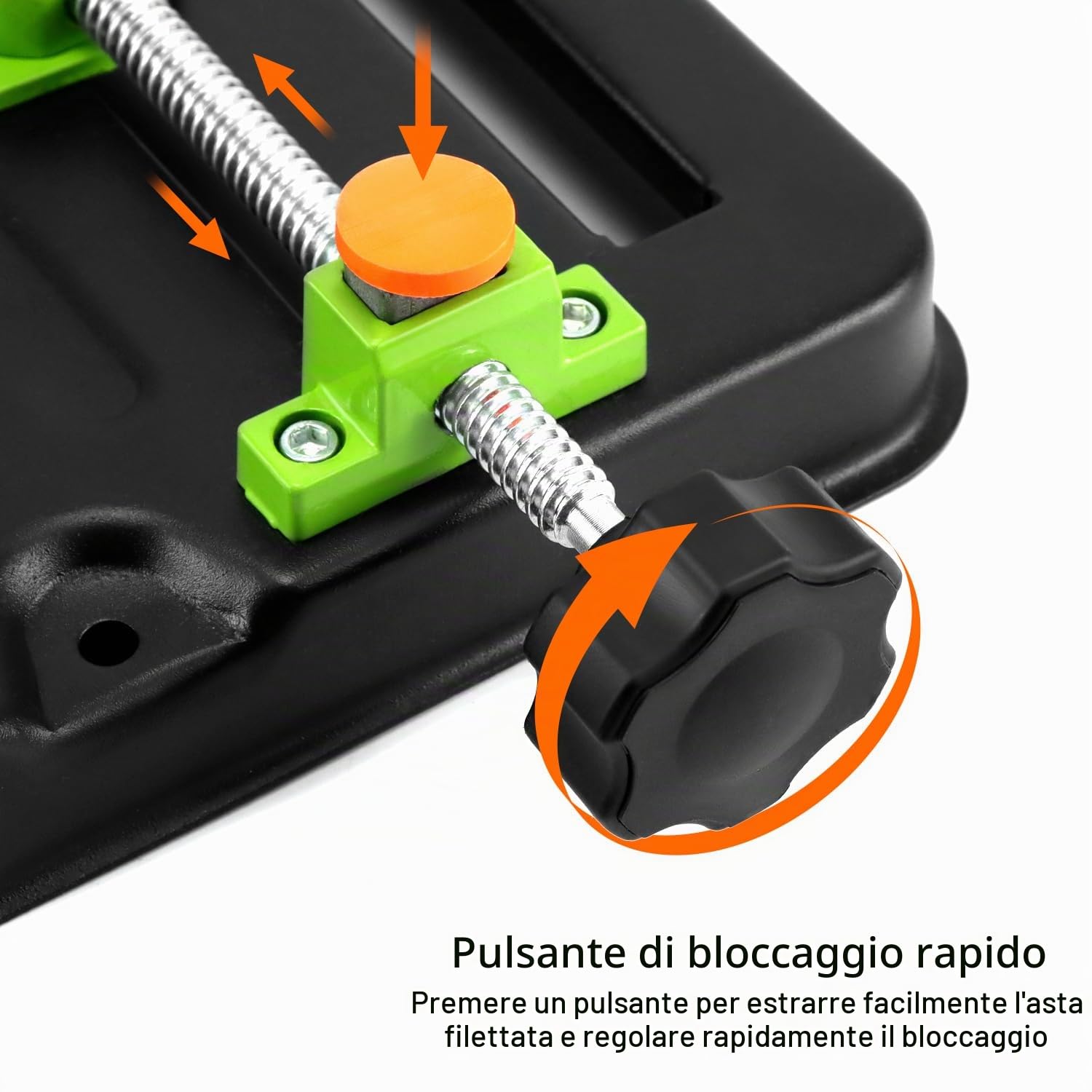 QWORK® Supporto per smerigliatrice angolare multifunzionale, per smerigliatrici angolari da 100 mm, 115 mm, 125 mm