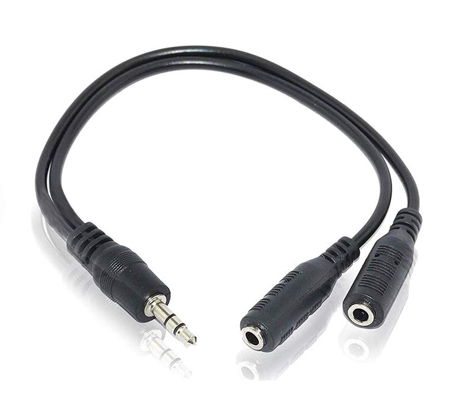 CLATE Headphone Splitter 3.5mm 2 Female to 1 Male Audio Y Splitter TRS Headset Adapter Cable Stereo Compatible with Laptop PS4 Xbox PC Phone Tablet Gaming-image-20