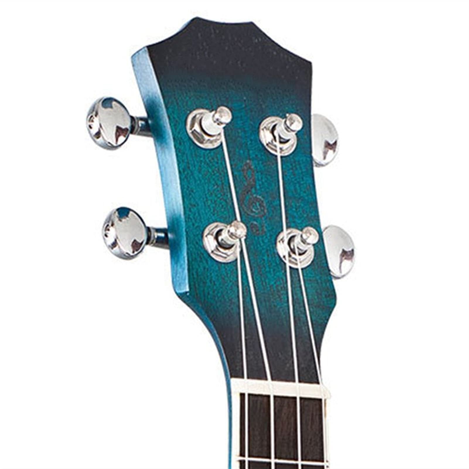 Ukulele koncertowe Początkujący Ukulele 23 Cale 4 String Mahogany Niebieski Instrument Sopranowy Ukulele