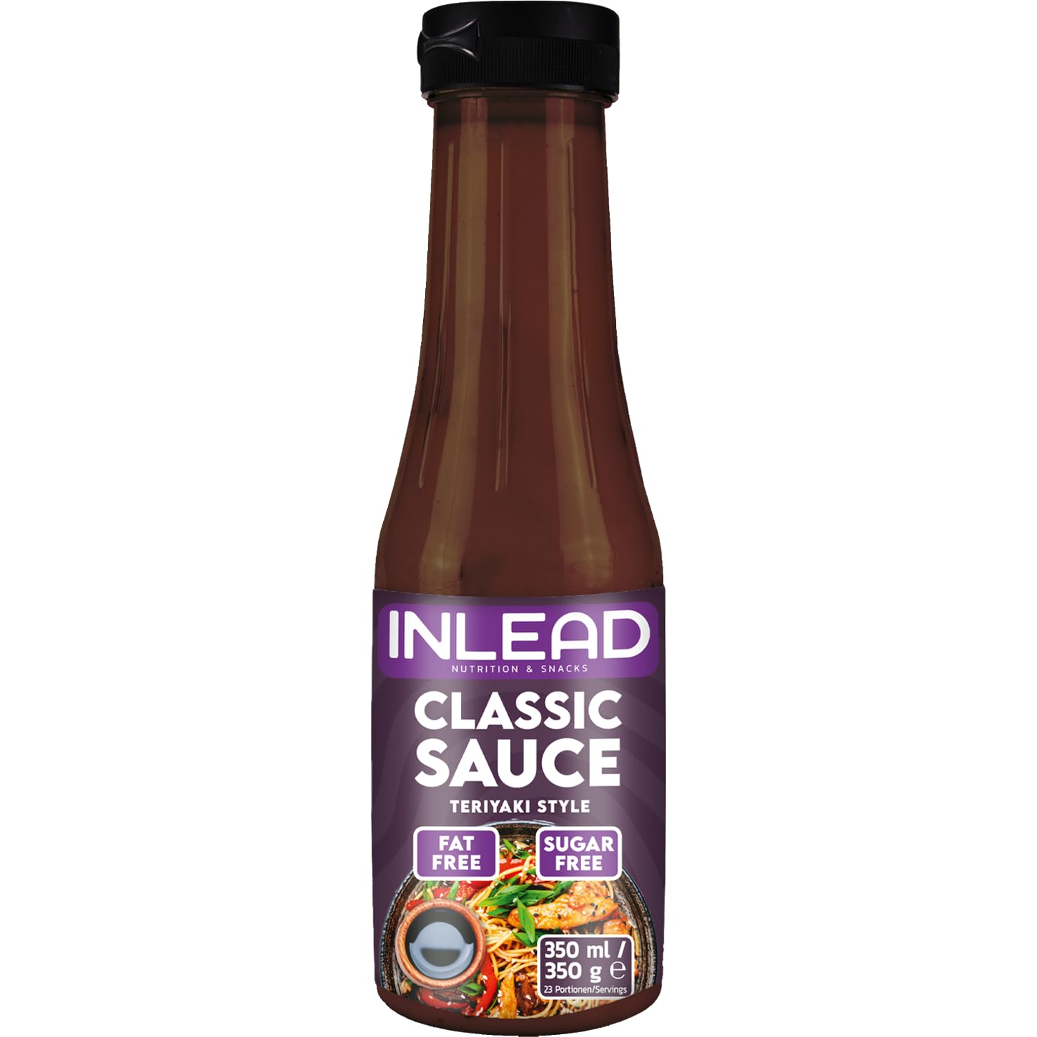 INLEAD - Classic Sauce - Light | Perfekt Zur Diät | ohne Fett & ohne Zuckerzusatz | wenig Karlorien | Ideal zum Grillen & als Salat-Dressings | Zero Sauce - 350ml (Teriyaki Style)