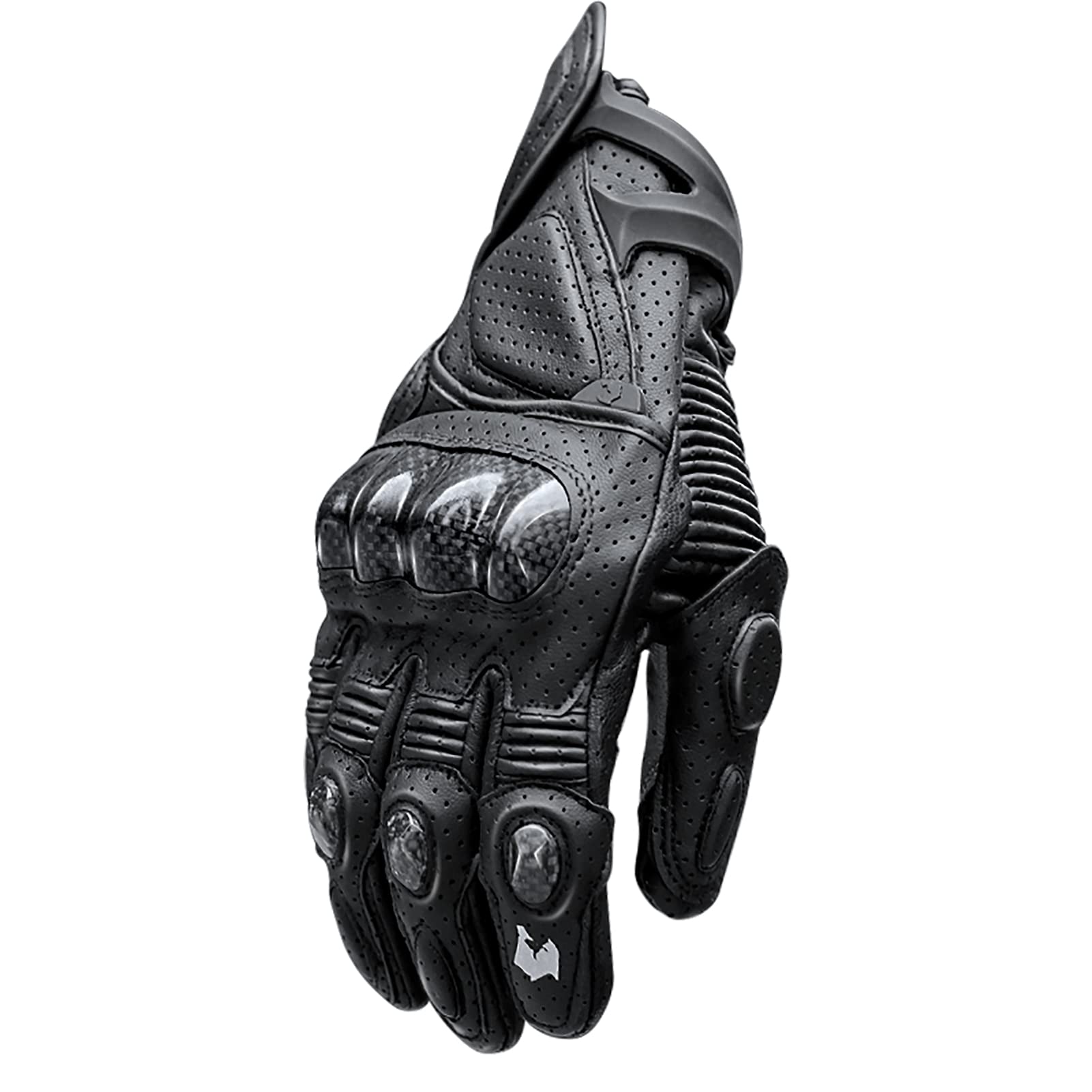 WANGFENG Gants de Moto Tout-Terrain équipement de Cavalier Quatre Saisons d'équitation Gants d'écran Tactile Respirants Anti-Chute Hommes