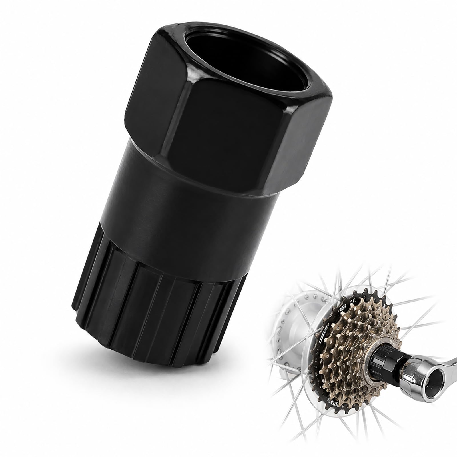 Cordial Mart 12 Spline Cassette Freewheel Removal Tool, 19mm Bore for Ebike Mountain Bike