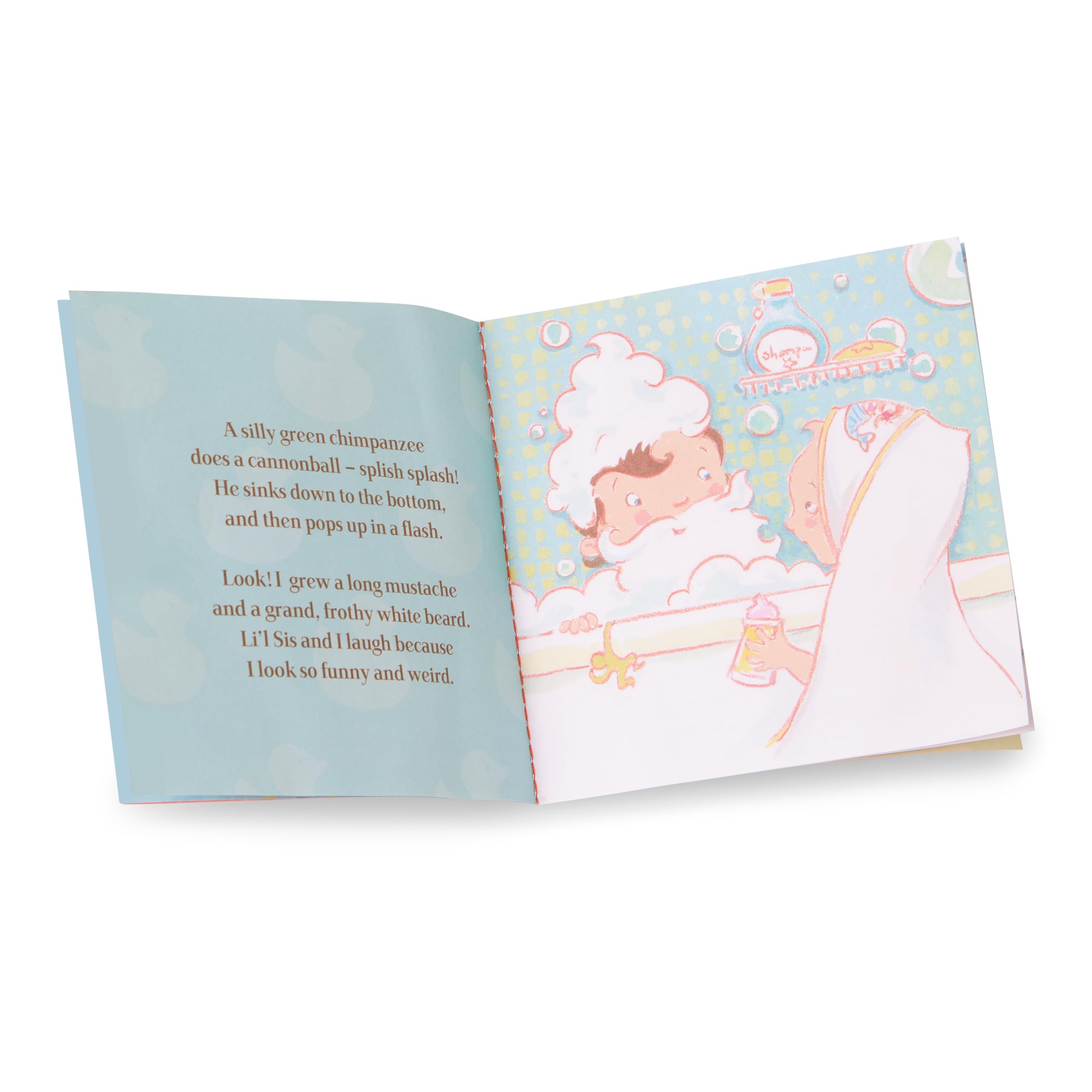 Baby Sweetheart - Tempo di bagno - bambola neonato dal corpo morbido di 30,5 cm con accessori - con libro di fiabe di facile lettura