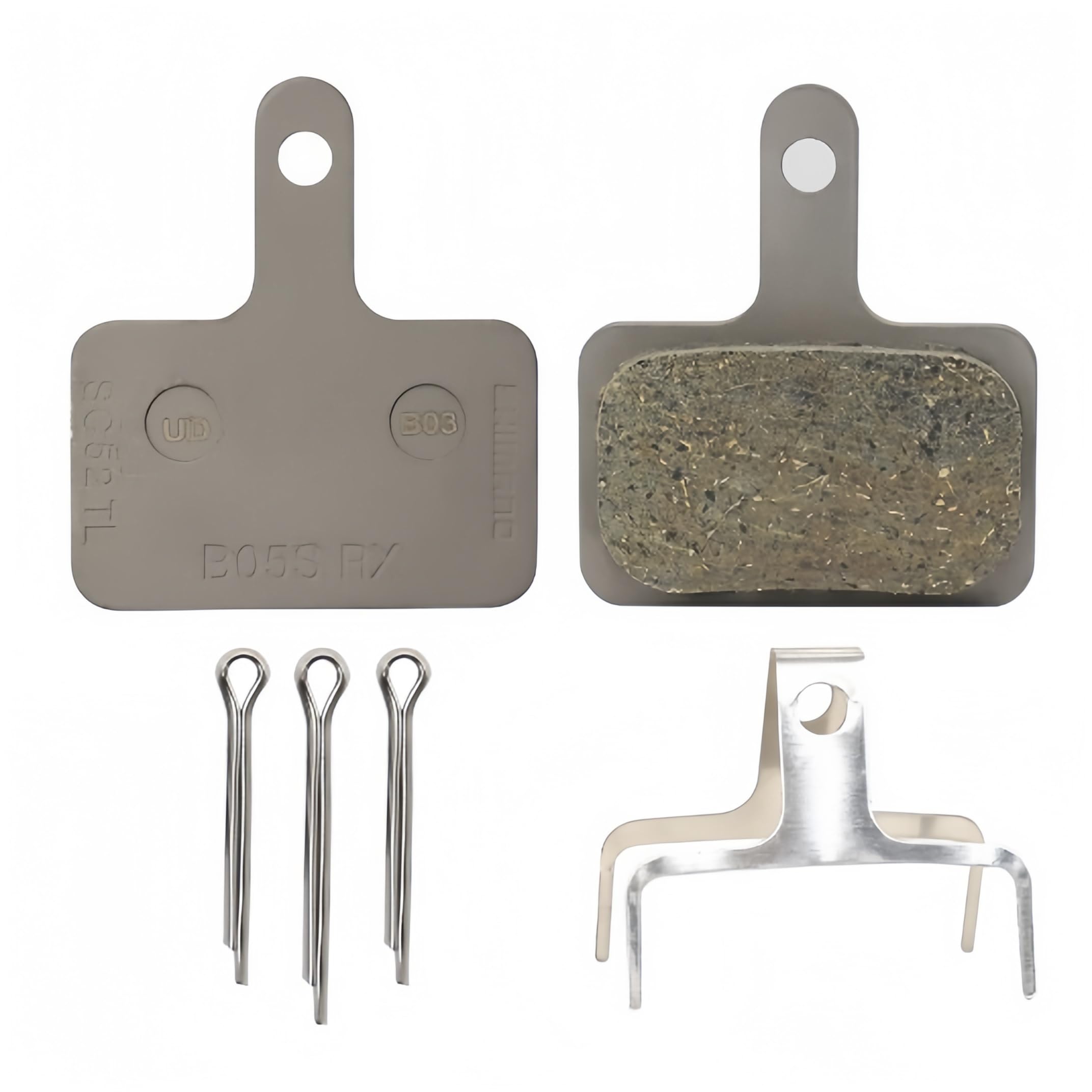 Two-Sets Front & Rear Brake Pads Replacement Compatible with Shimano B05S