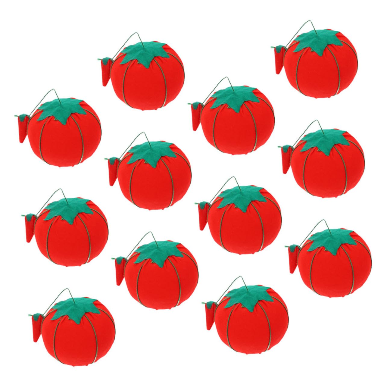 OSALADI Sewing Tomato Pins Pin Cushion Set Compact Needle and Thread Bag for DIY Crafts