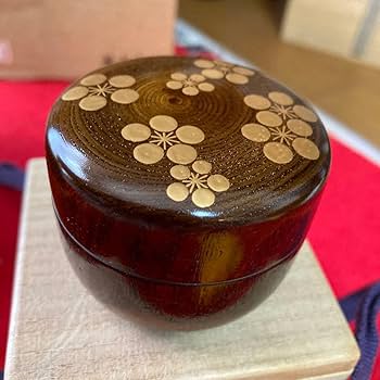 茶道具　内金溜　紅梅古材　香合　書付箱　C　R5204 Amazon.co.jp: 扇屋小澤裕 作「雪輪蒔絵 茶箱」共箱 高さ 約13cm