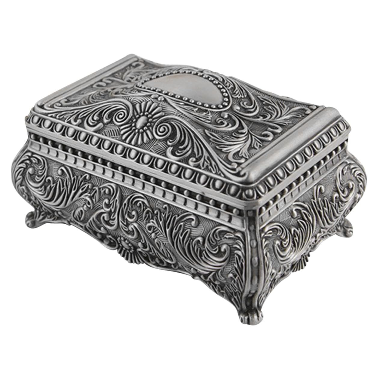 Boîte à bijoux vintage Cabilock en style européen pour bagues et petits accessoires rétro
