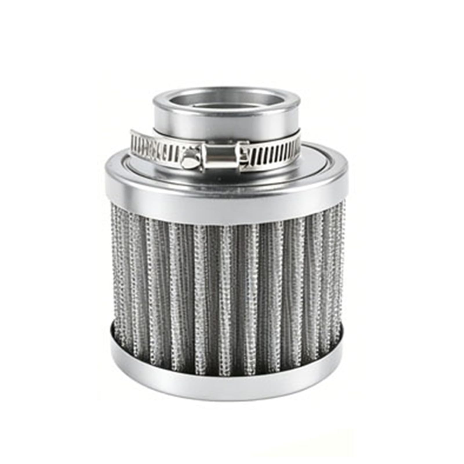 Separador de Aceite 1.2L con Deflectores, Doble Filtro de Aleación de Aluminio, Rosca AN10, para Ventilación del Cárter
