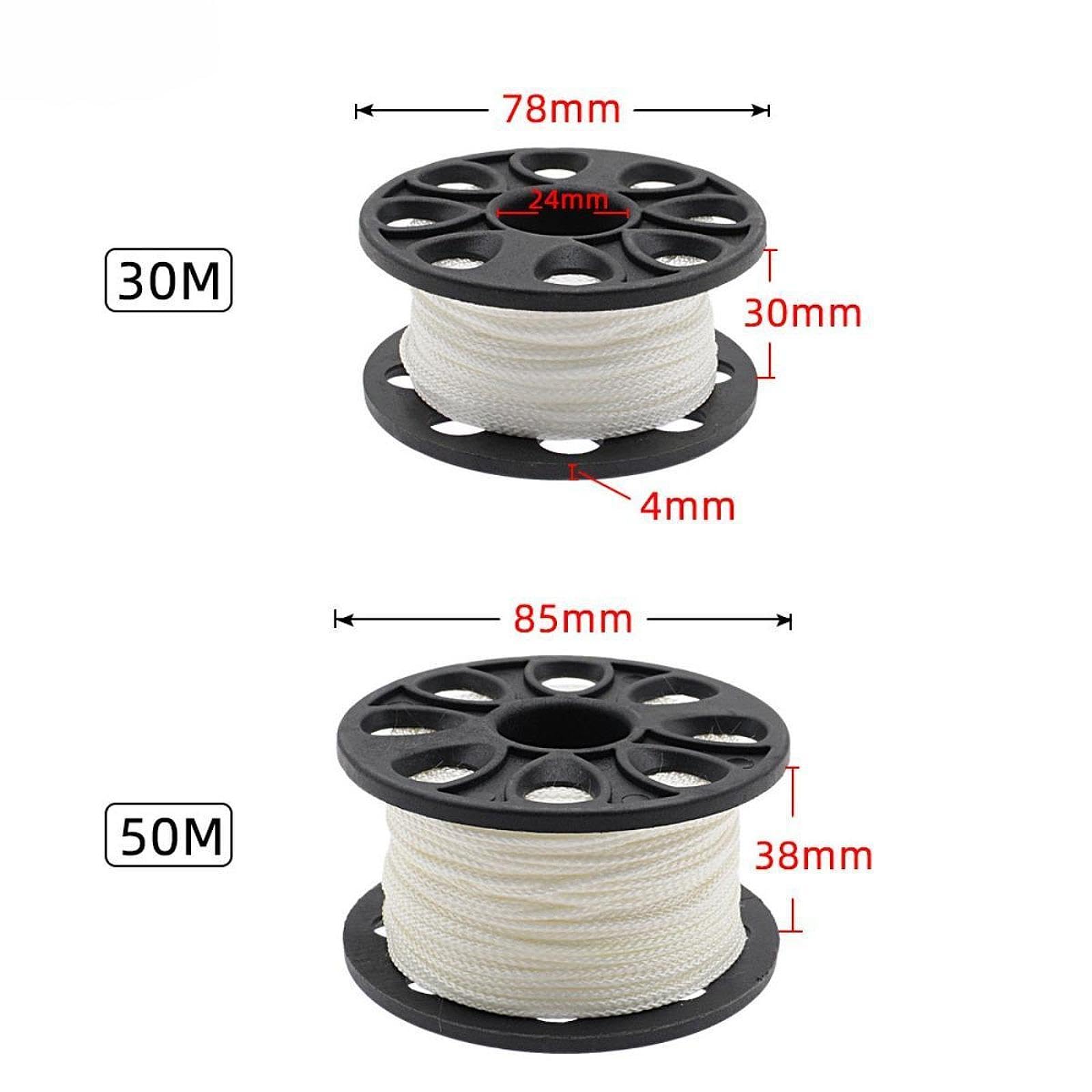 Scuba Diving Finger Spool mit Doppeltem Endhaken Und Glatter Nylonleine Ergonomische Tauchrolle für Einfaches Handling unter Wasser für Höhlentauchen