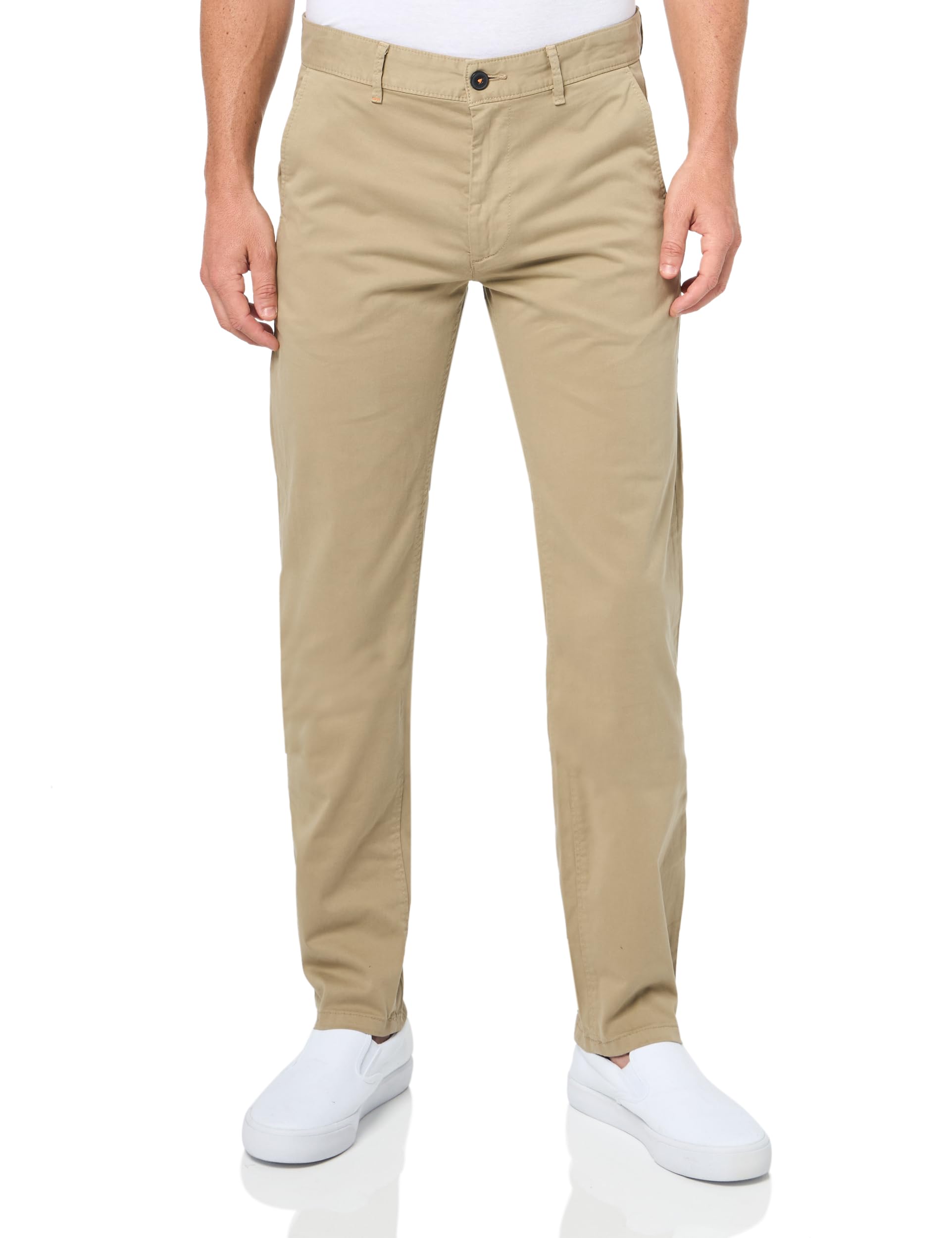 BOSS Mens Slim-fit Casual Chino Trousers