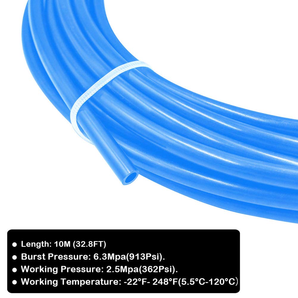 Beduan SAEJ844 - Tubo de nailon neumático de 5/16 pulgadas de diámetro flexible para sistema de freno de aire o transferencia de líquido (32.8 pies y 10 metros)