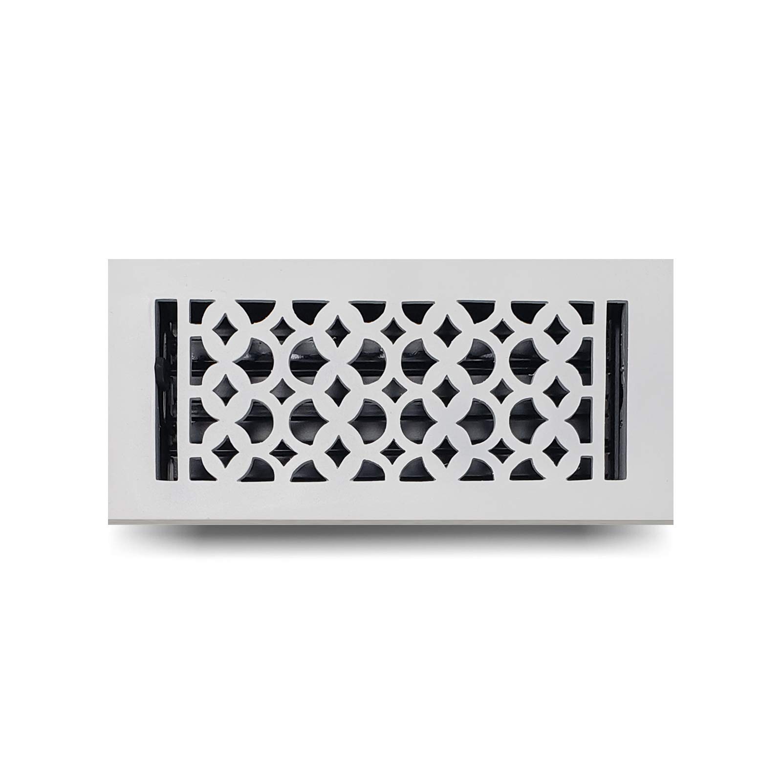 Carnet de sol en fonte d'aluminium noir 4x10 durable fait main