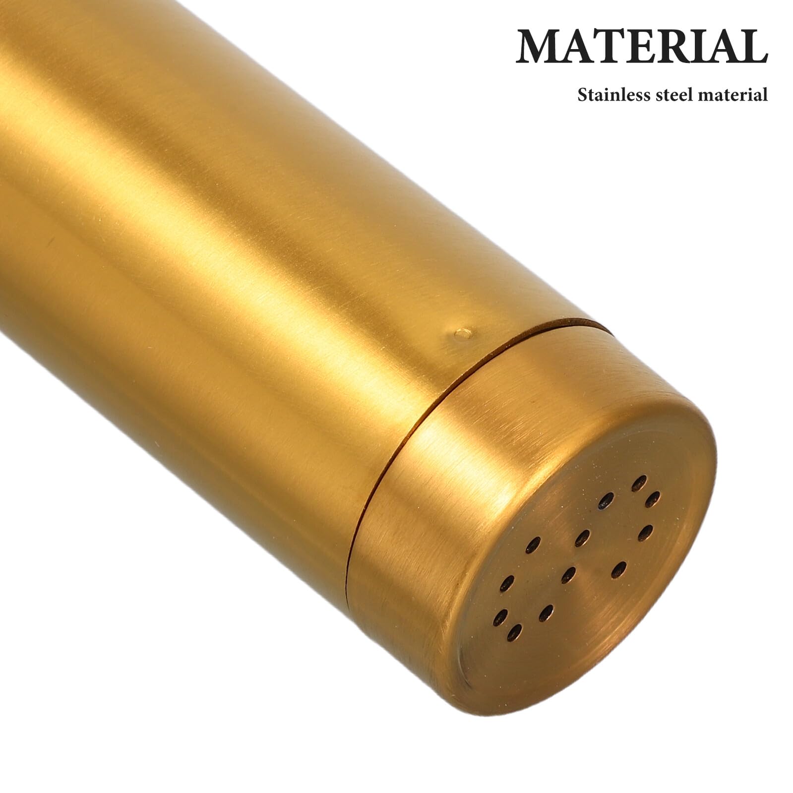 VALICLUD 2pièces Lot De Pots à Épices Acier Inoxydable Saupoudreuse à Sel Et Poivre Récipient Hermétique Pour Cuisine Et Table