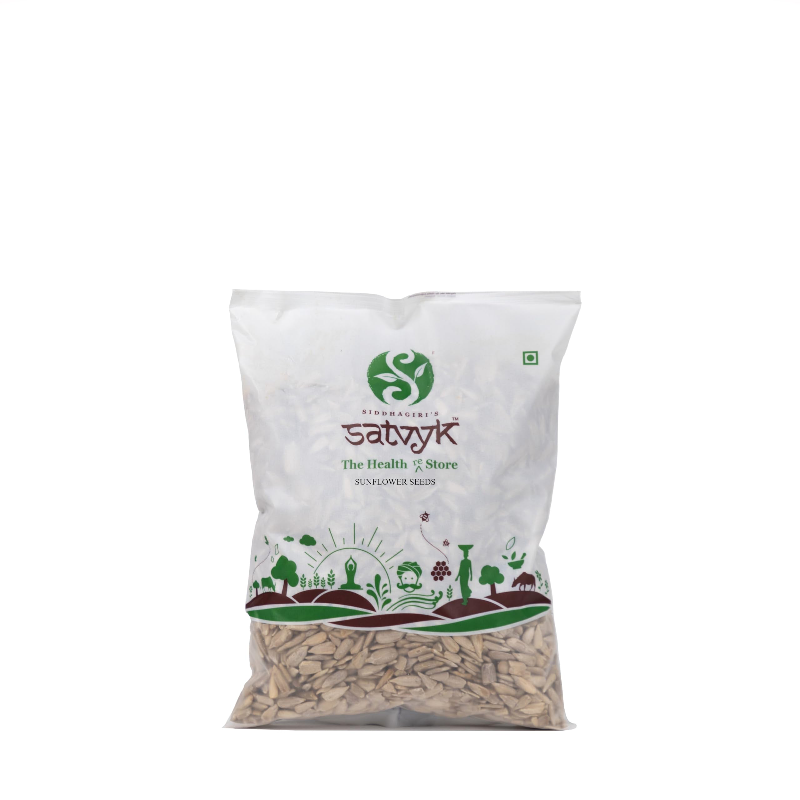 S Siddhagiris SATVYK THE HEALTH re STORE Organic Sunflower Seeds (100gm) - Raw Sunflower Seeds | High in Protein & Fiber | Immunity Booster Diet Food | Premium Sunflower Seeds | Seeds for Eating (B07K495NWN) Amazon Price History, Amazon Price Tracker