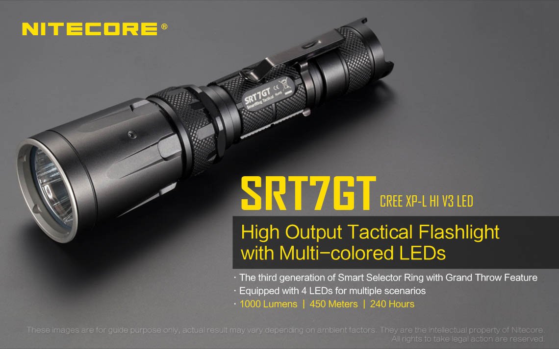 NITECORE SRT7GT 懐中電灯 Amazon.co.jp: Nitecore SRT7GT 1000ルーメン CREE LED レッド