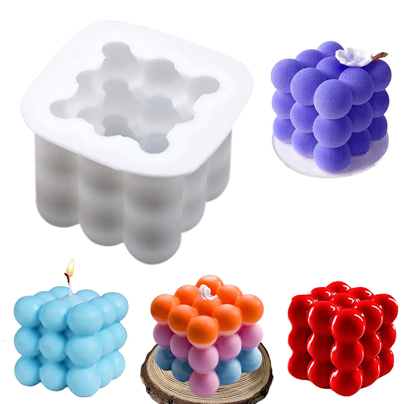 Stampo In Silicone Per Candele A Forma Di Orso - 3D, Per Sapone, Resina, Fai Da Te - Foto 2