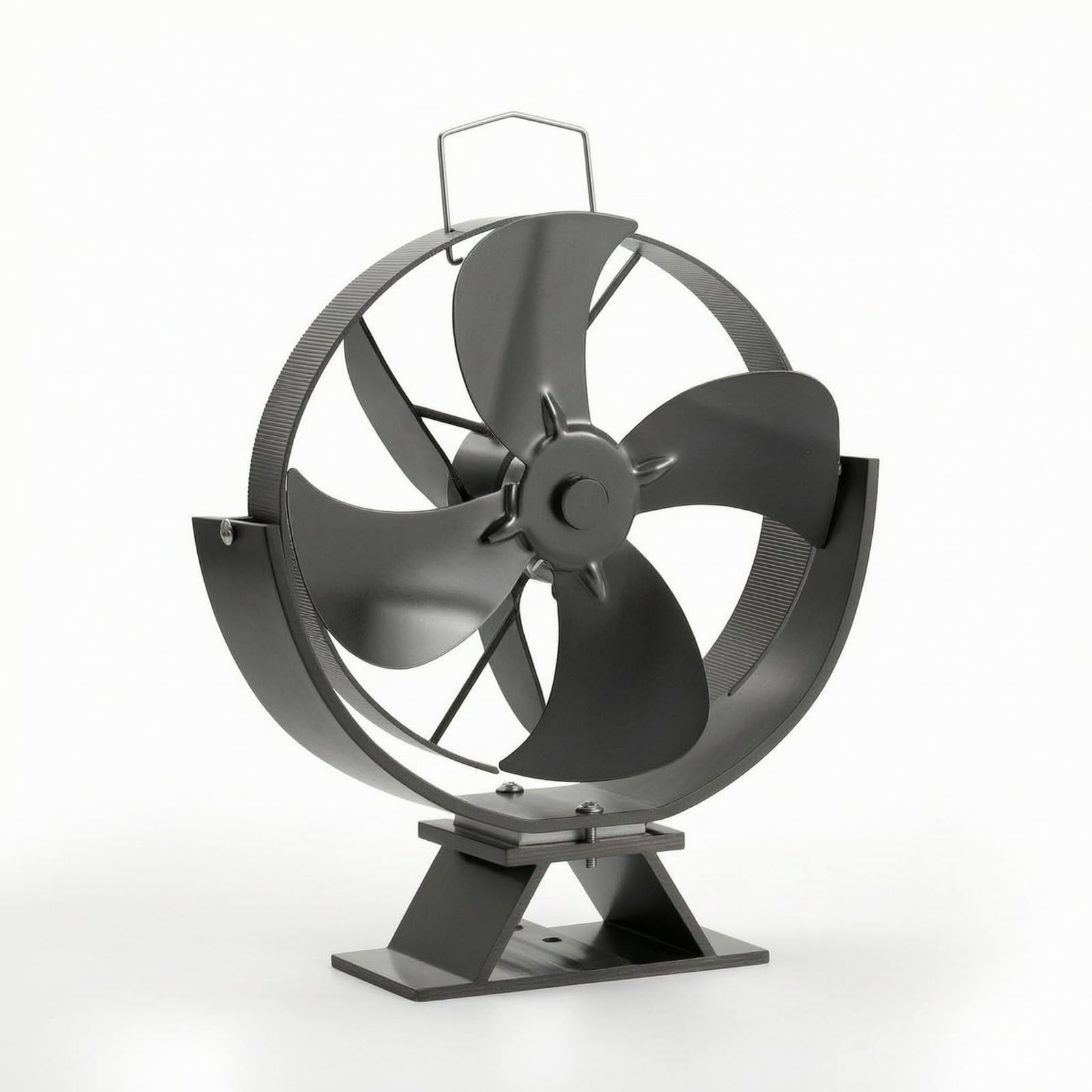 predolo Ventilador con Alimentación Térmica Silencioso Ventilador Autoalimentado Eficiente para Chimenea, Xz134 4-Blade