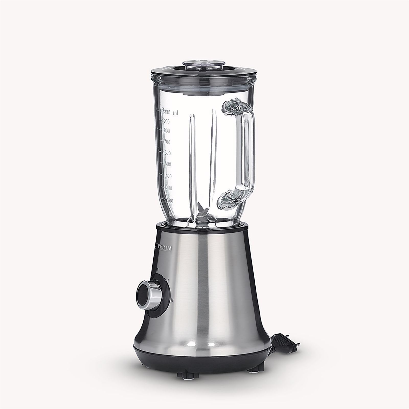 Severin Blender do dzbanka o mocy 550 W SM 3734, szczotkowana stal nierdzewna, czarny