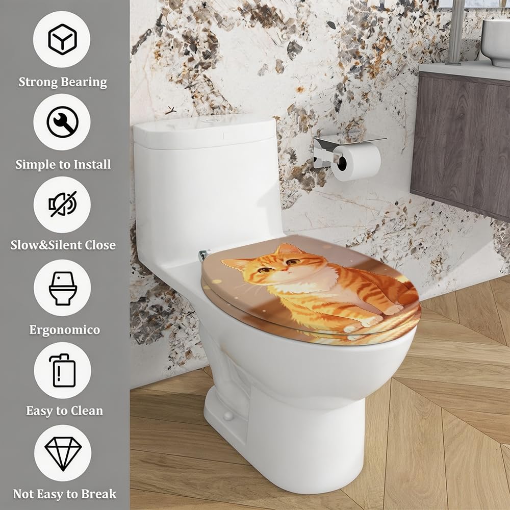 Sedile WC A52, per uso standard in bagno