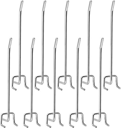 Yinpecly 55in de longitud de 55in de longitud para colgar ganchos de 016 pulgadas de diámetro de hierro para el taller la cocina el organizador al