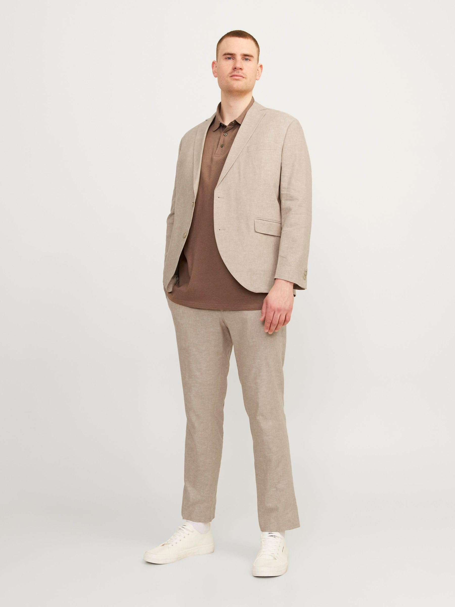 JACK & JONES Blazer croisé et Pantalon de Tailleur JPRFRANCO Costumes Super Slim Fit