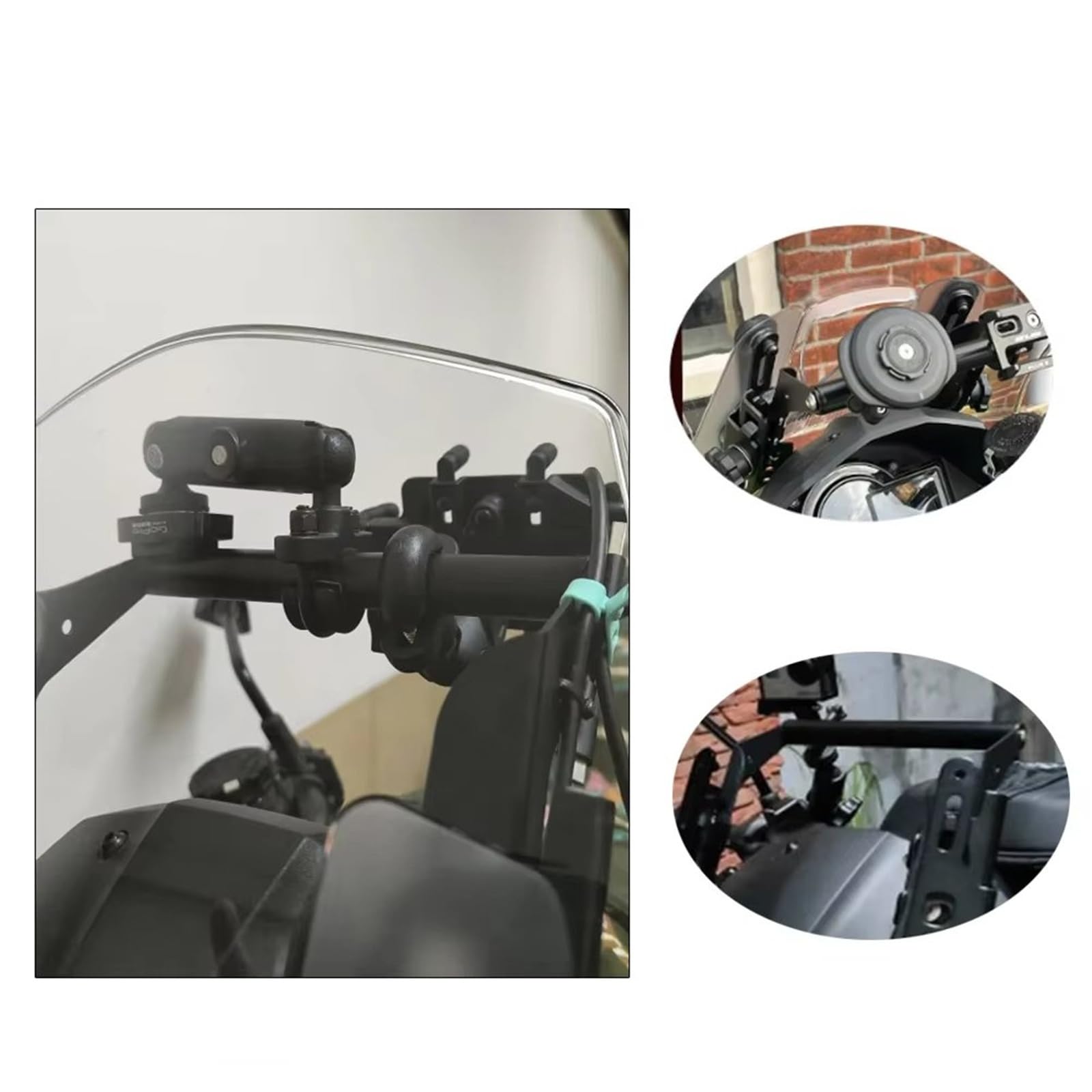 Soporte para teléfono de Motocicleta Soporte Navegación GPS para Motocicleta para Kawasaki para Versys para 1000 2019-2024 2025 Kit Montaje Teléfono Móvil Motocicleta Soporte Movil