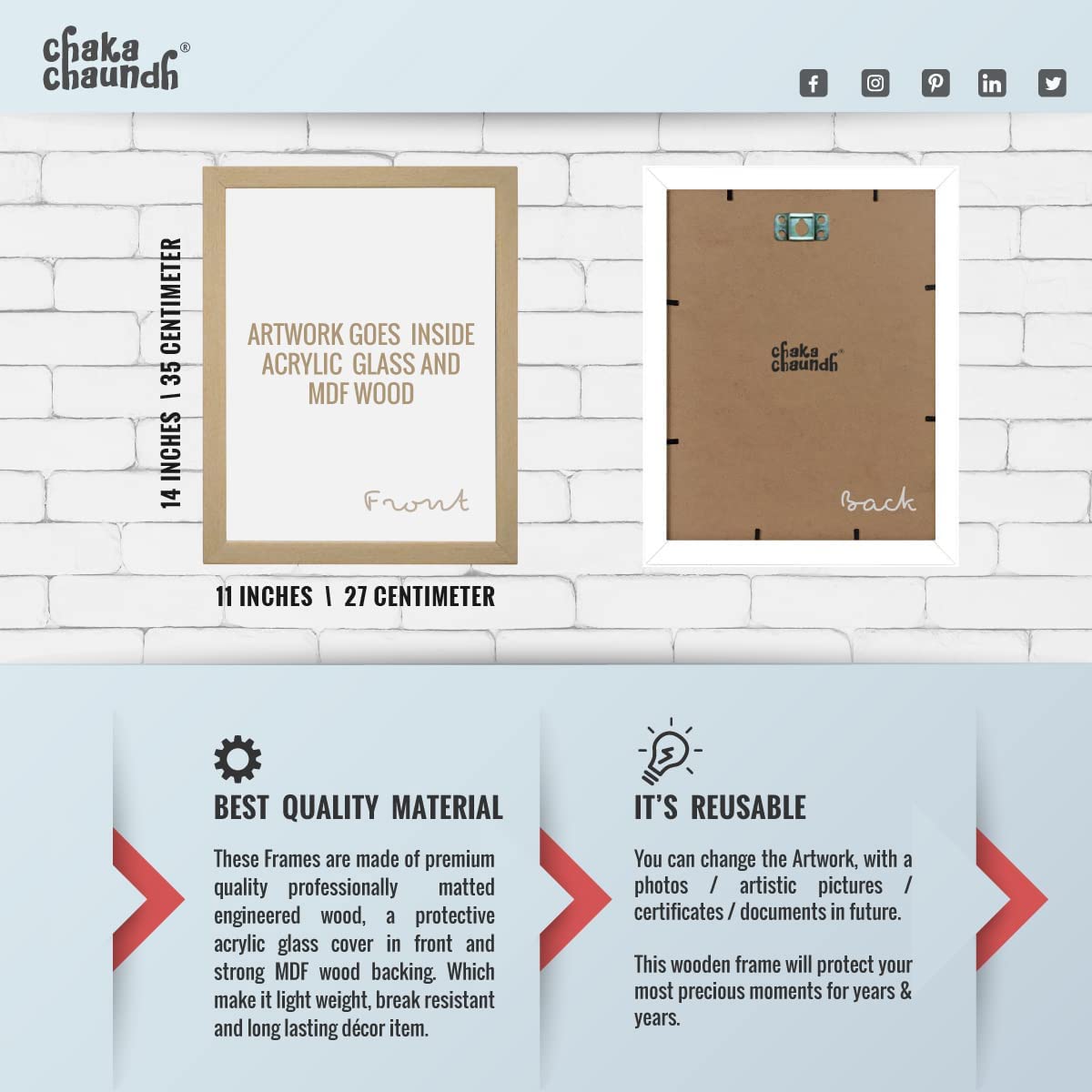 Chaka Chaundh - Sanskrit Gita Upanishad Quotes Frames, Ahamasni yodhah wall frames – Sanskrit Framed Posters - Quotes Wall Frames - Posters with Frame - (37cm x 29cm x 4cm) - Engineered Wood. 3