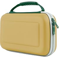 Orzly Custodia per Nintendo Switch OLED e console switch standard con scomparto per accessori e giochi