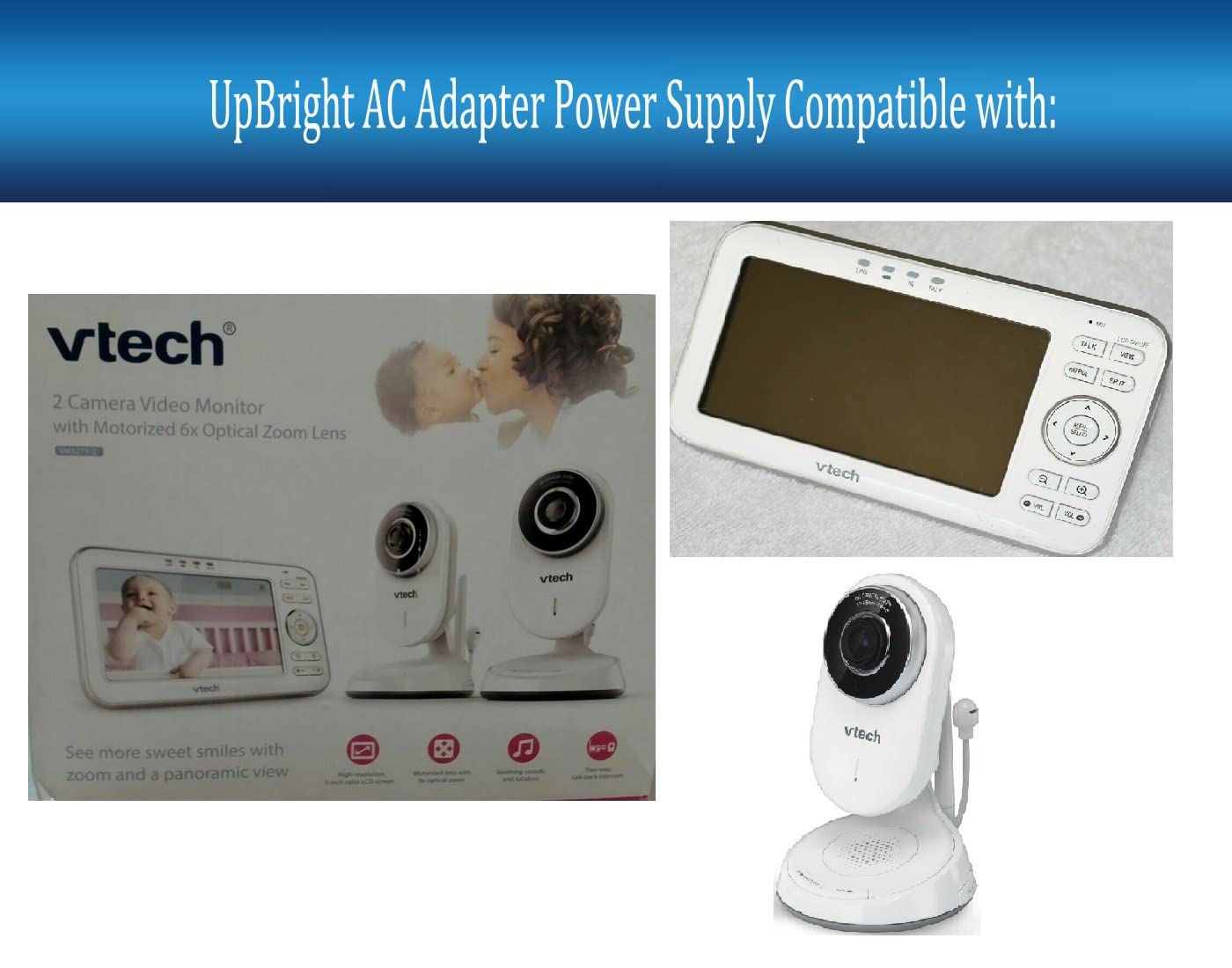 Buy UpBright 5V AC Adapter Compatible with VTech VM5271 PU VM52712 BU