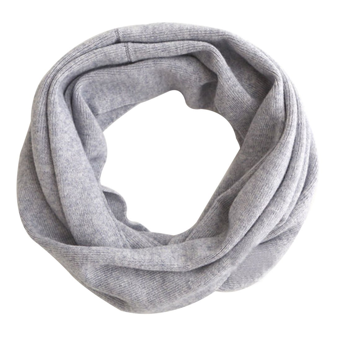 Leben Women's Gray Lerben® Fashion Mens Soft Cashmere Solid Infinity Scarf Long Warm Snood Scarves