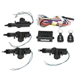 Universal Car Keyless Entry System Kit,4PCS 12V Car Door Lock Actuator with Remote,Central Locking System Car,Remote Central Door Locking System