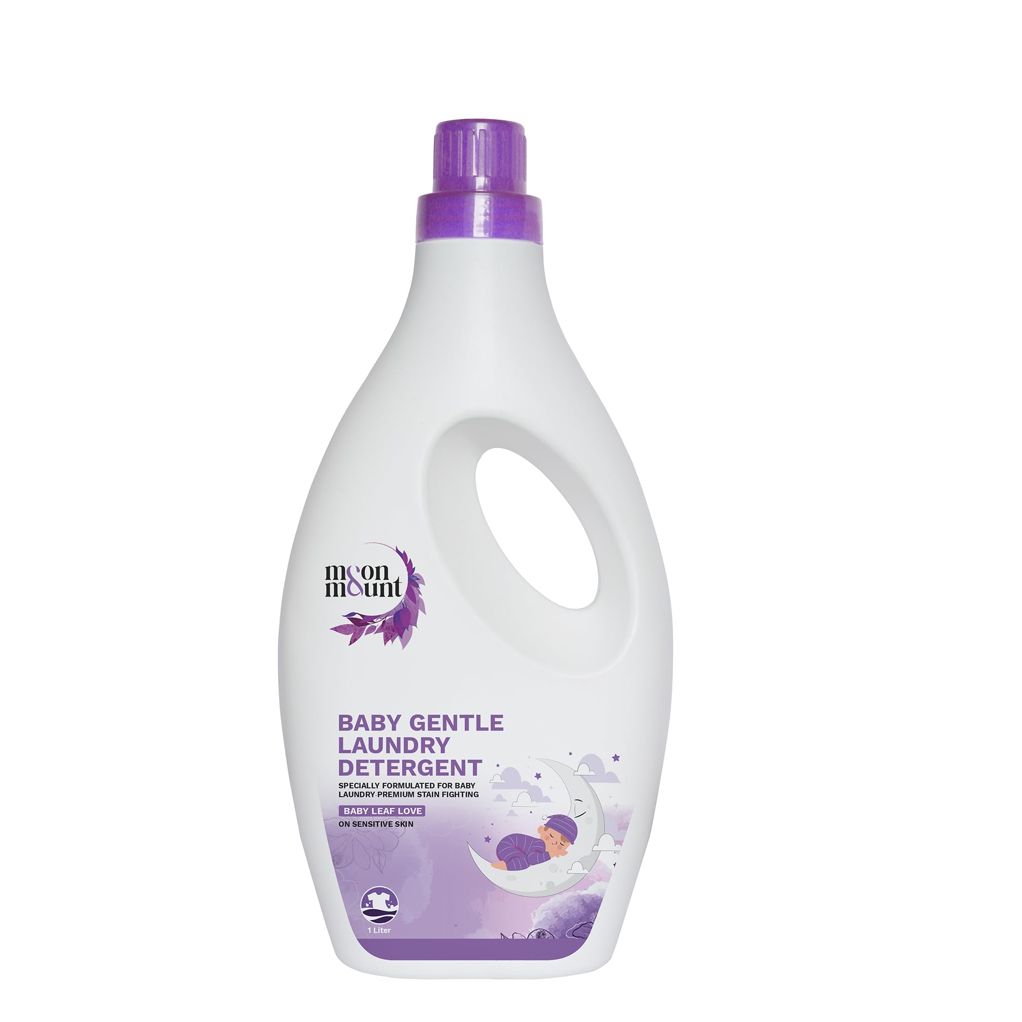 Moon & Mount Baby laundry liquid detergent 1 liter, washing liquid for Baby Clothes | Allergen Free | Leaf Love (Leaf Love)-image-4