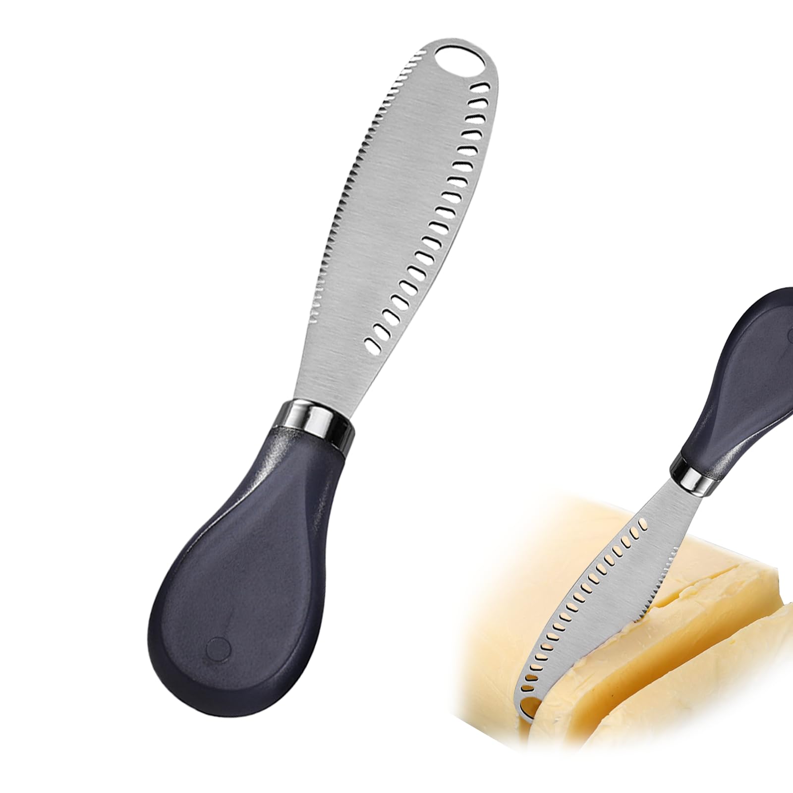 XdealCozyxc Stainless Steel Cheese Butter Knife Easy Spread