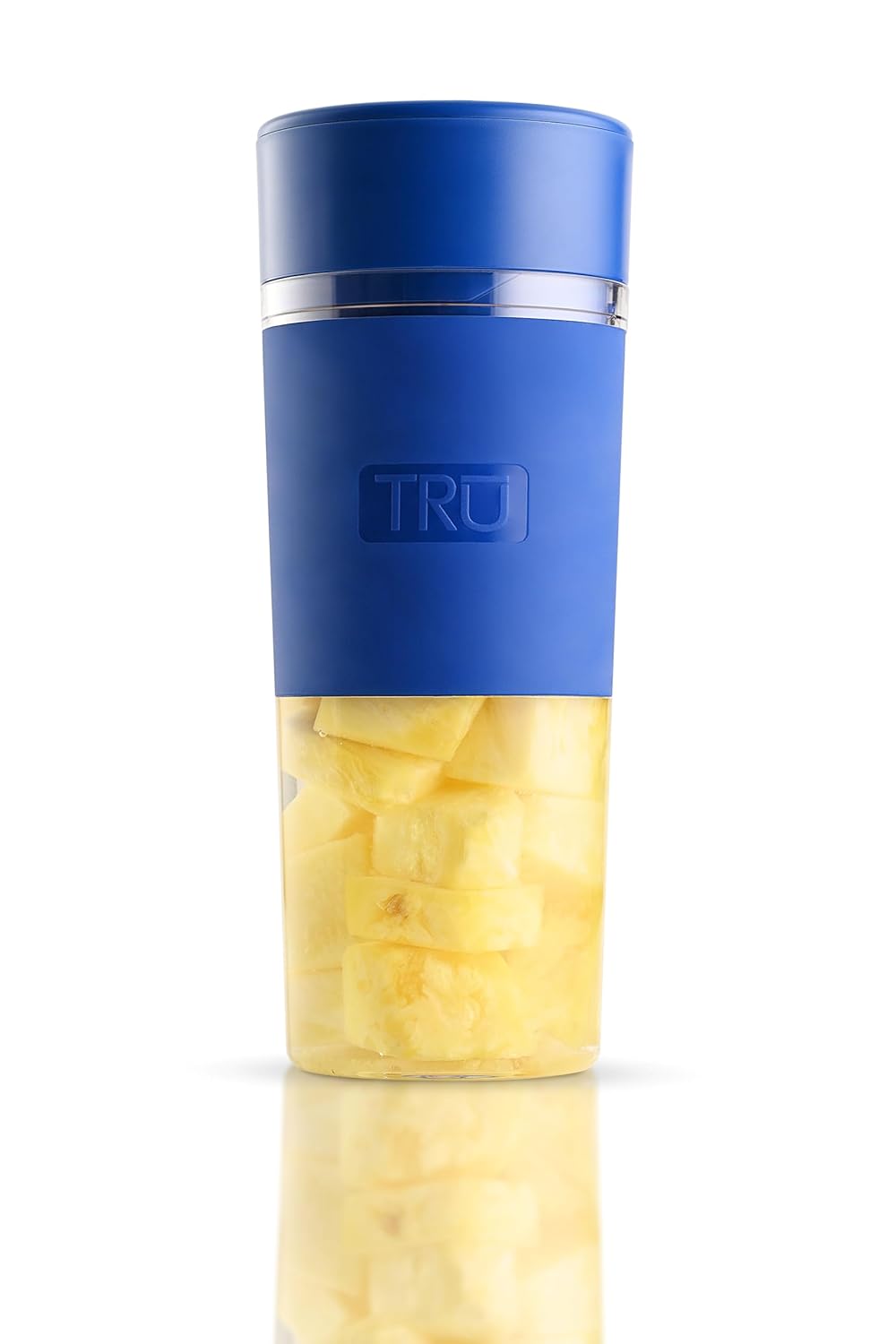 TRU Hydration Blender with Single-Button Operation USB Rechargeable Battery - Mini Personal Blender for Fruit Smoothies - Portable