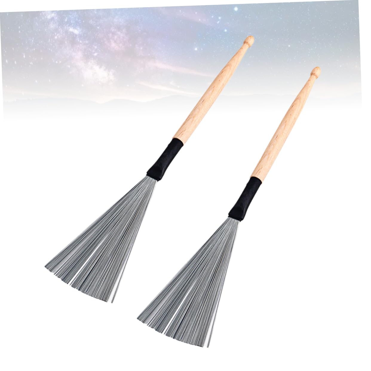 2 Spazzole in Pezzi 222mm D'acciaio Filo, per Tamburo